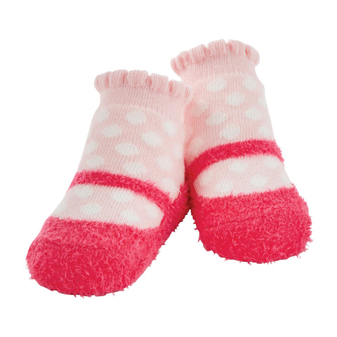 Mary Jane Chenille Dot Socks